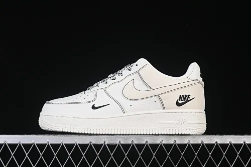 All Categories Nk Air Force 1 Air Force Series Nk Air Force 1 Low Air Force Low Nike Air Force 1'07 Low Beige and Black Line Air Force One Low Casual Shoes CS5288-032
